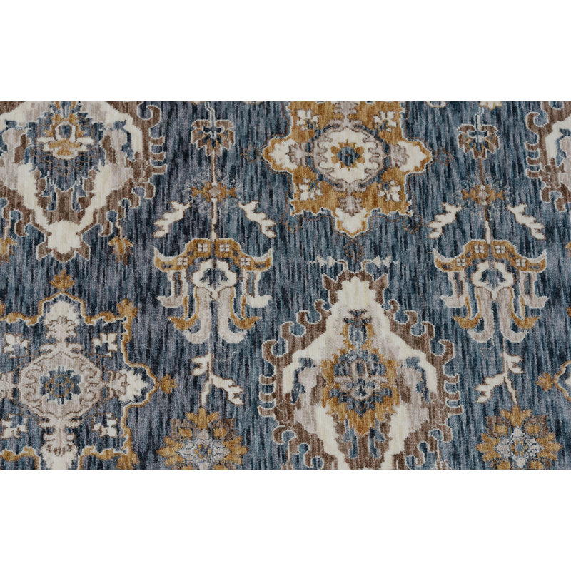 Matteson Traditional Navy/Beige Area Rug & Reviews Joss & Main